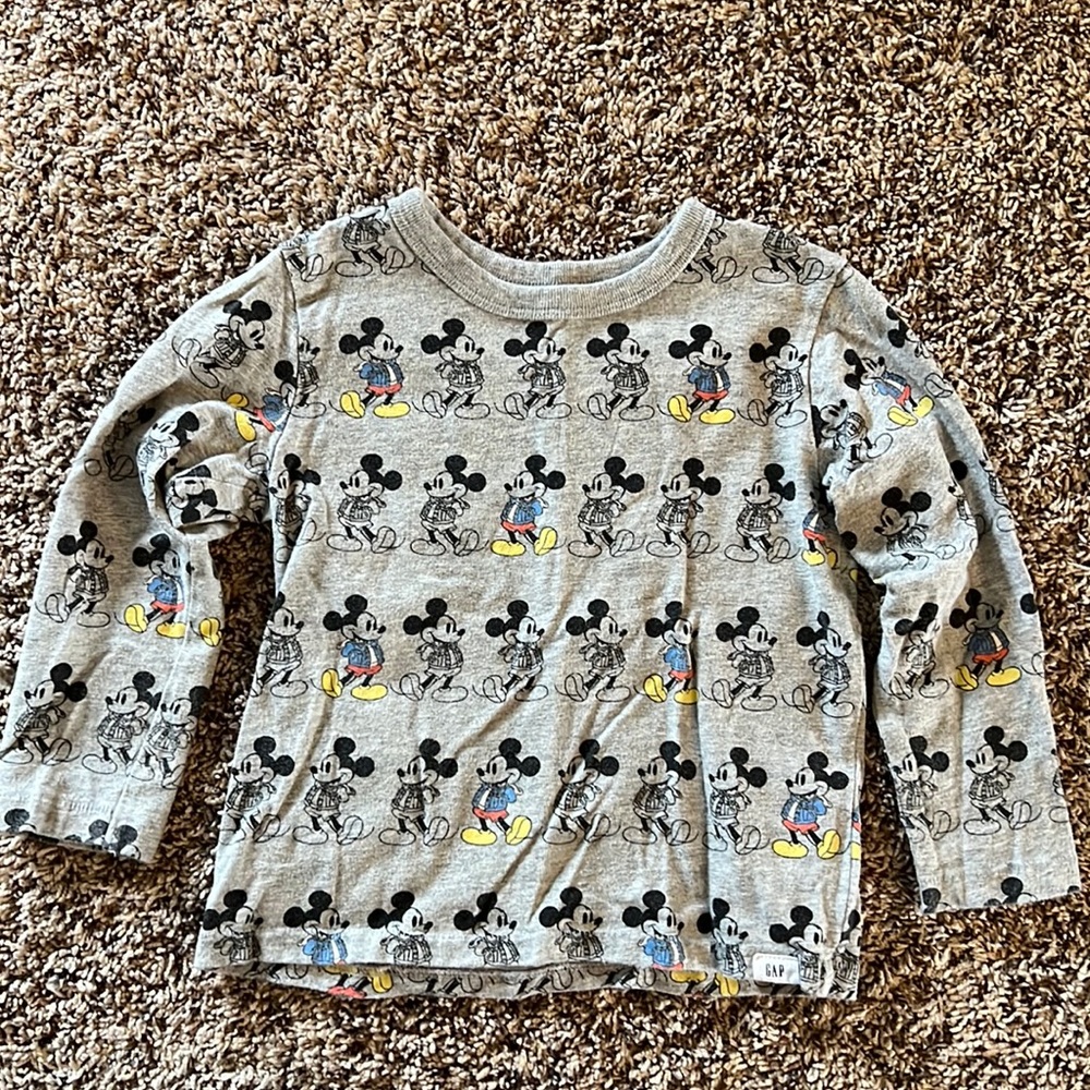 GAP KIDS | Mickey Mouse Long Sleeve Tee